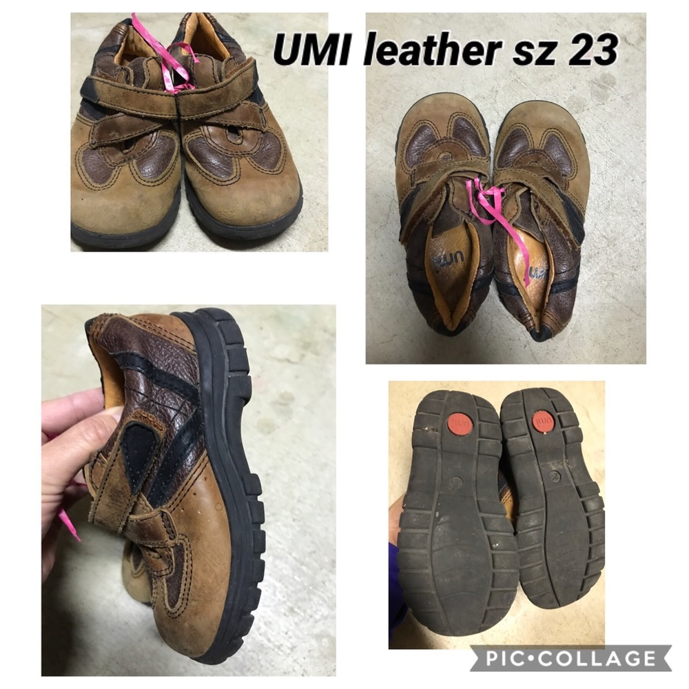UMI sz 23 leather Velcro VGUC